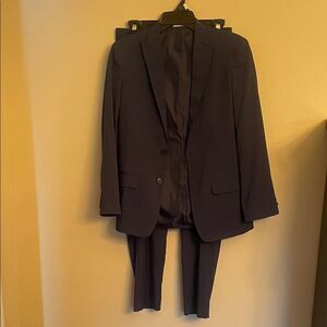 Boys suit size 14 Calvin Klein Navy Suit blazer jacket and slim pant